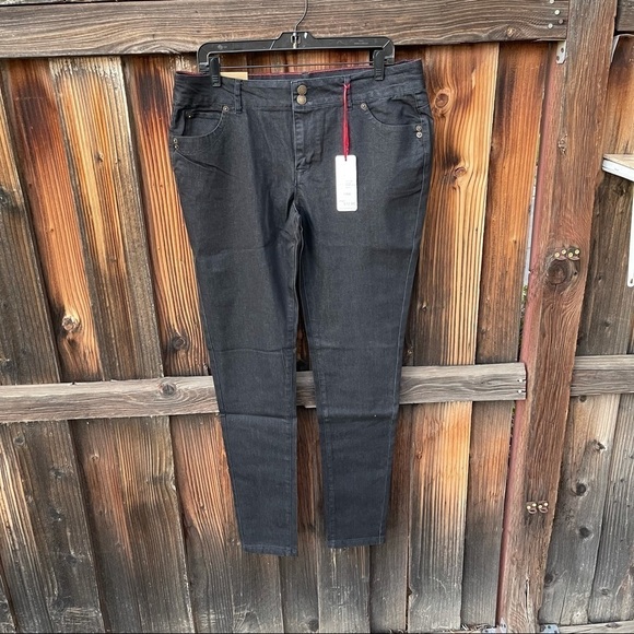 SABRINA LAUREN NEW YORK Black Sz 22W Perfect Fit Ultra Soft Stretch Skinny - Picture 1 of 6